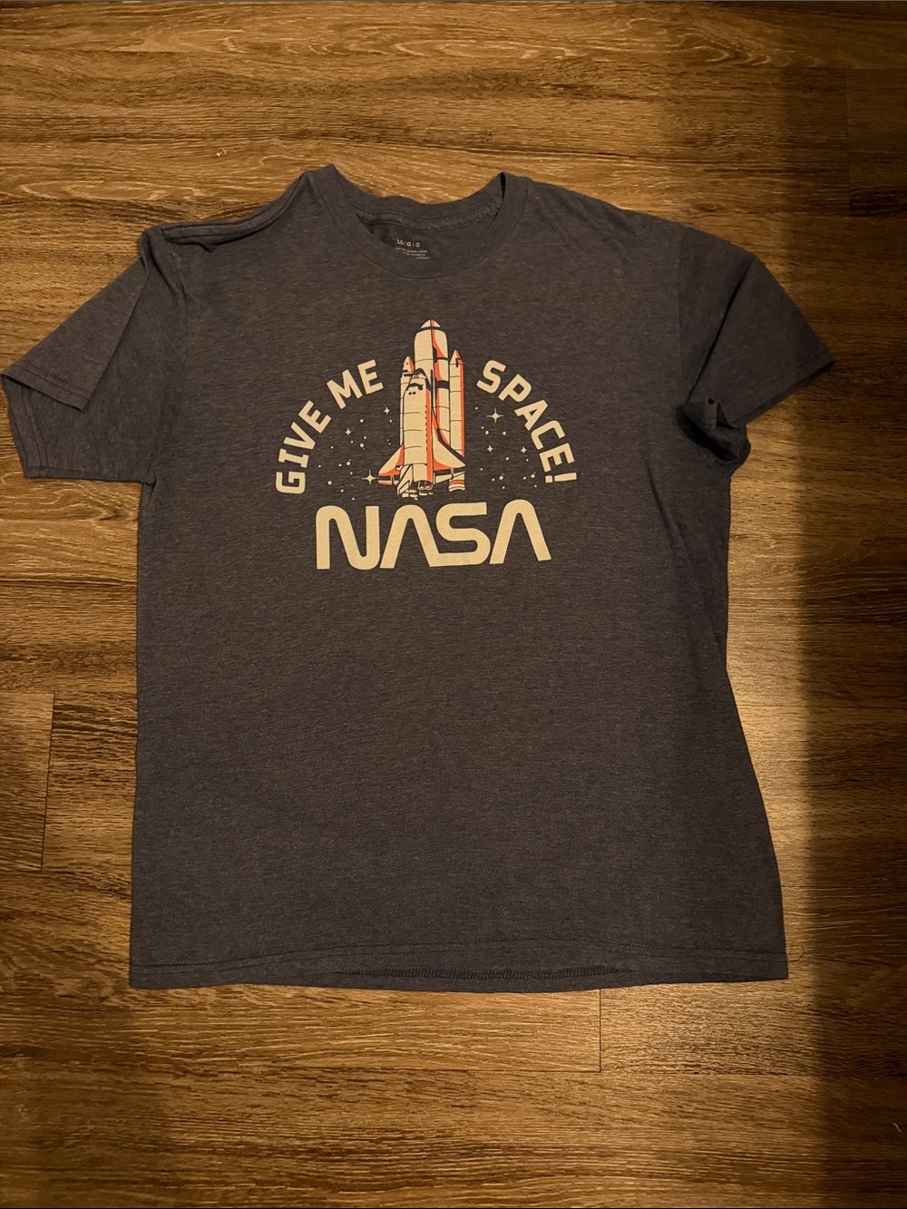 Unlisted Dark Gray NASA 'Give Me Space' Tee